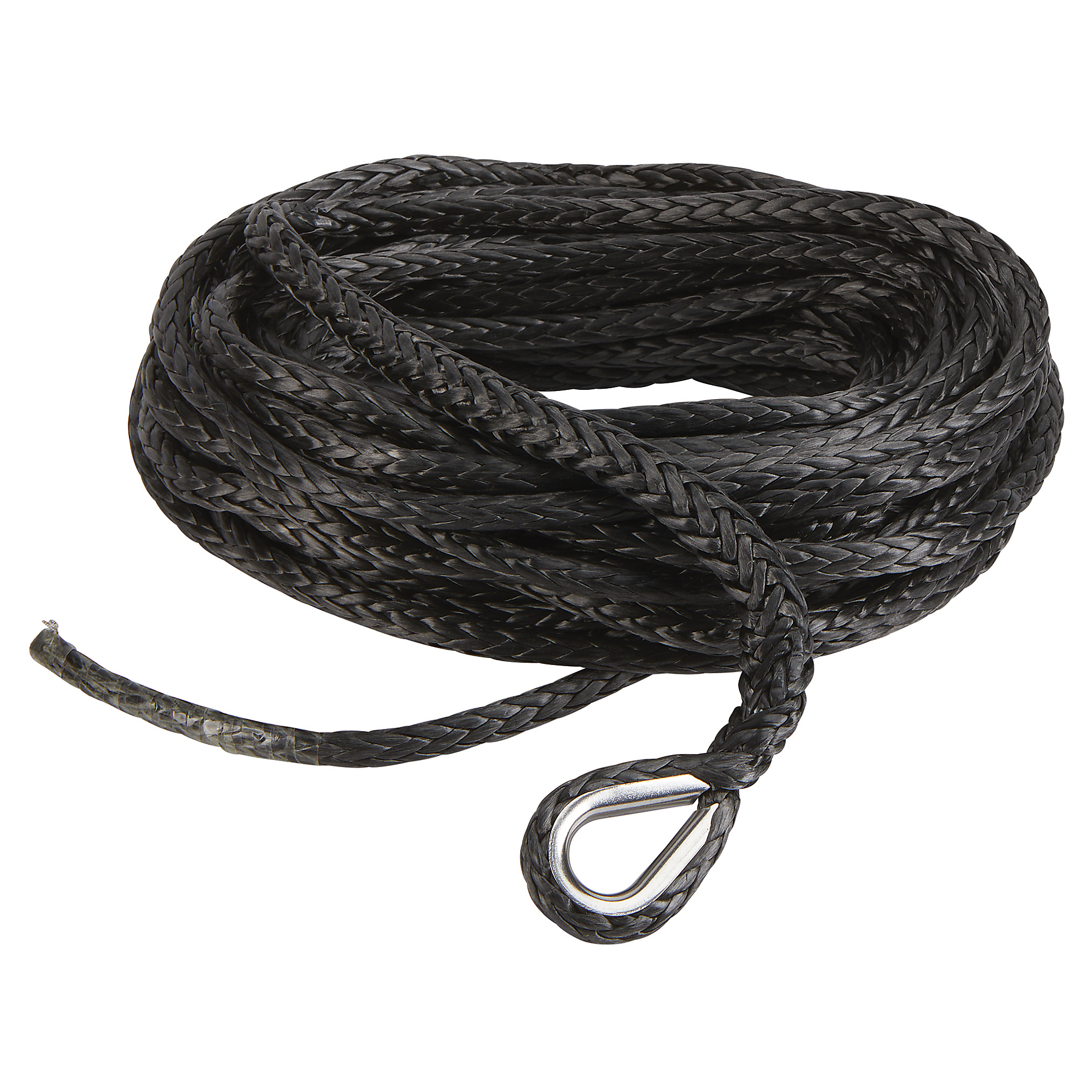 Ultra-Tow Synthetic UTV Winch Rope, 1/4in. x 50ft., For Use with 4500-Lb. to 5500-Lb. Winches